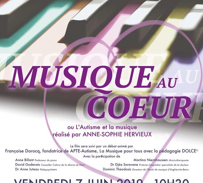 Projection Musique au cœur le 07/06/2019 (PARIS)